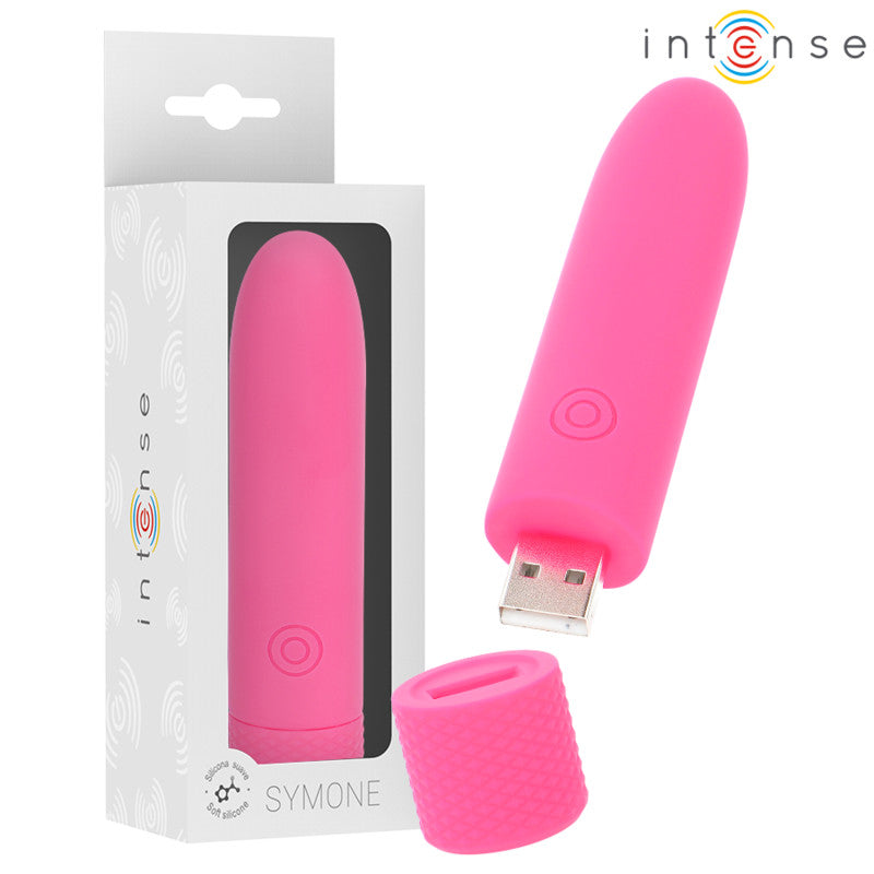 Intense Symone – Rechargeable Vibrating Bullet 8 Vibrations Pink