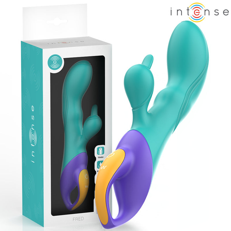 Intense - Premium Fred Rabbit Vibrator Blue