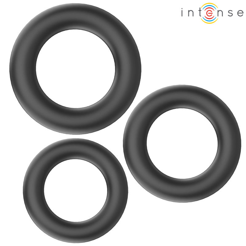 Intense – Premium Silicone Penis Rings Set Of 3