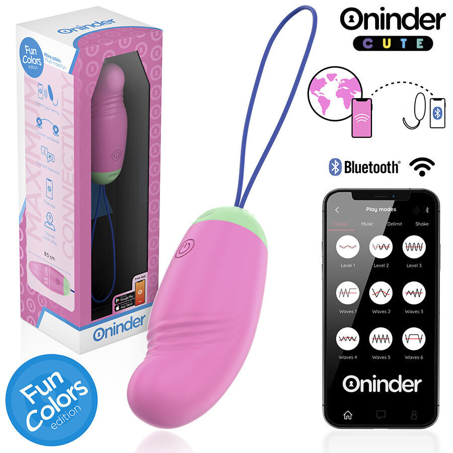 Oninder Cute – 360° Rotating Vibrating Egg Made Of Premium Silicone