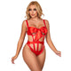 Subblime – Sensual Open Bodysuit In Red L/xl