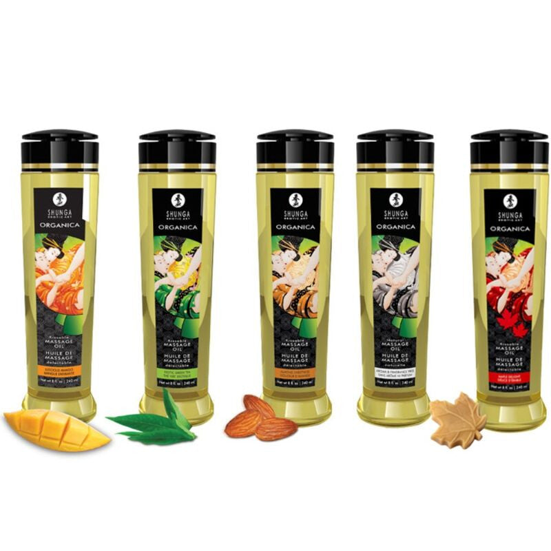 Shunga - Premium Organic Massage Oil With Mango 240 Ml