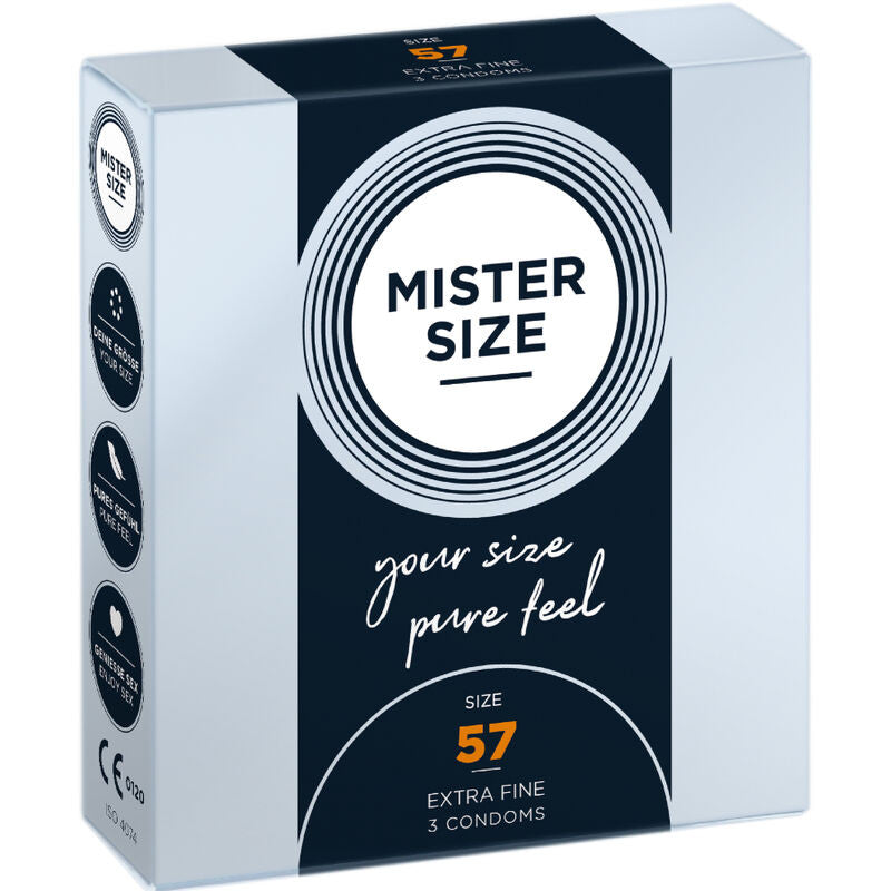 Mister Size - Premium Magnum Condoms 57 Mm 3 Pcs