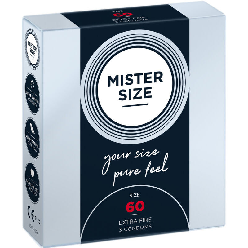 Mister Size – Xxl Condoms 60 Mm (3 Pieces)