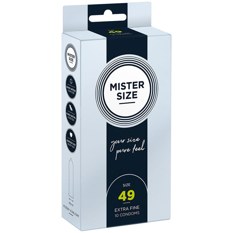 Mister Size - Premium Condoms S Size 49 Mm (10 Pcs)