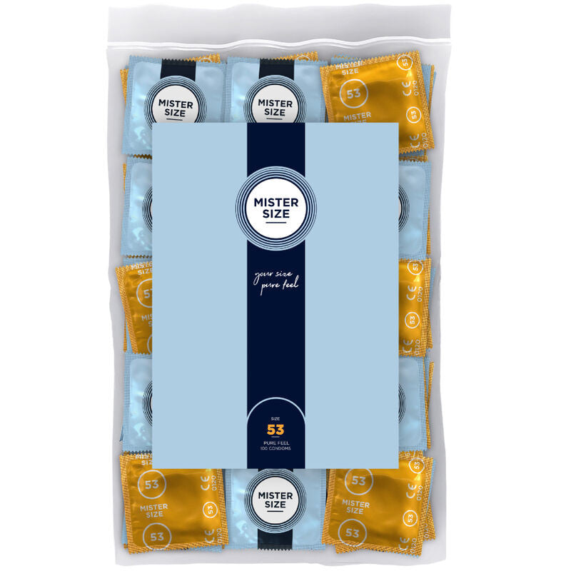 Mister Size - Premium M Size Condoms 53 Mm (100 Pcs)