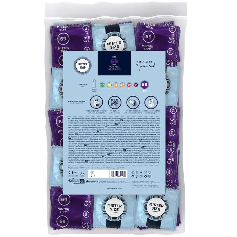 Mister Size – Xxxl Condoms 69 Mm Premium Protection (100 Pcs)