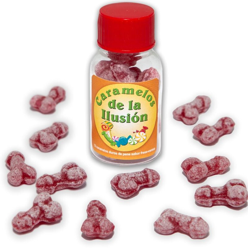 Diablo Picante – Strawberry-flavored Penis Candy 12 Pcs