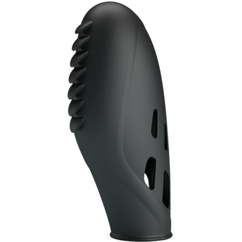 Pretty Love - Silicone Finger Vibrator In Black