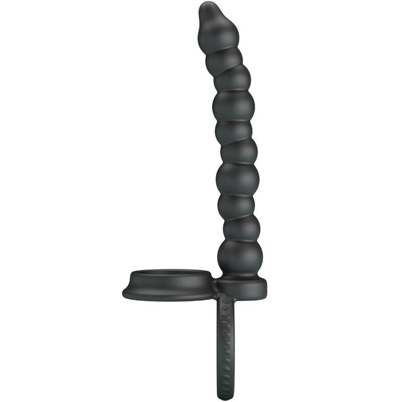 Pretty Love - Dillon Double Stimulation Penis Ring In Black