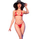 Chilirose - Sensual Micro Bikini Red Size S/m