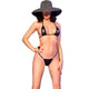 Chilirose Cr 4840 - Black Micro Bikini S/m