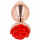 Kink - Premium Anal Plug Decorated With A Rose