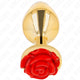 Kink - Premium Gold Pink Anal Plug (l)