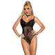 Subblime – Sensual Black Lace Bodysuit In Size S/m