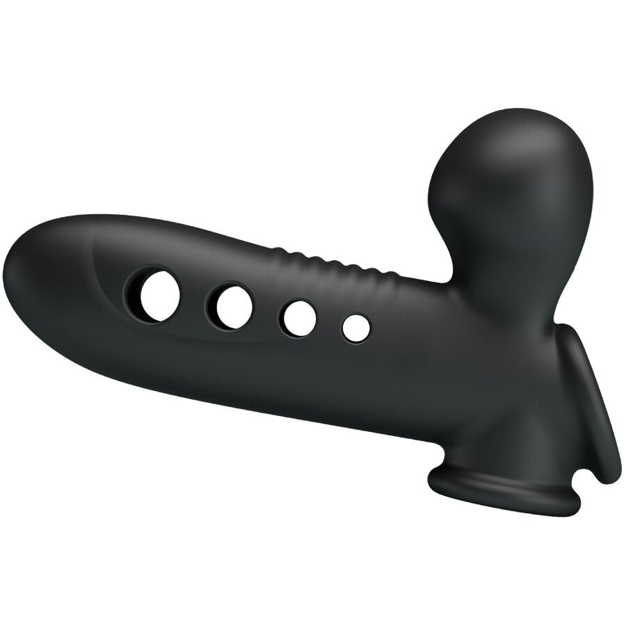 Pretty Love - Air-cushioned Penis Sleeve In Protective Black