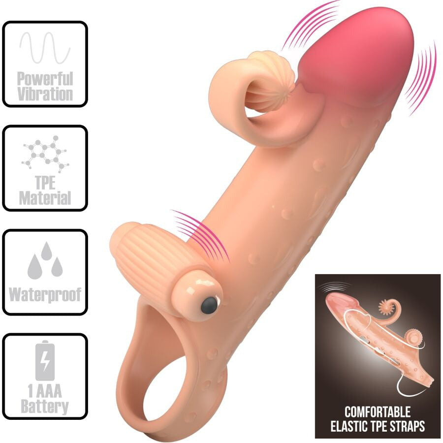 Vibrating Penis Sheath With Male Ring Original Experience Tpe