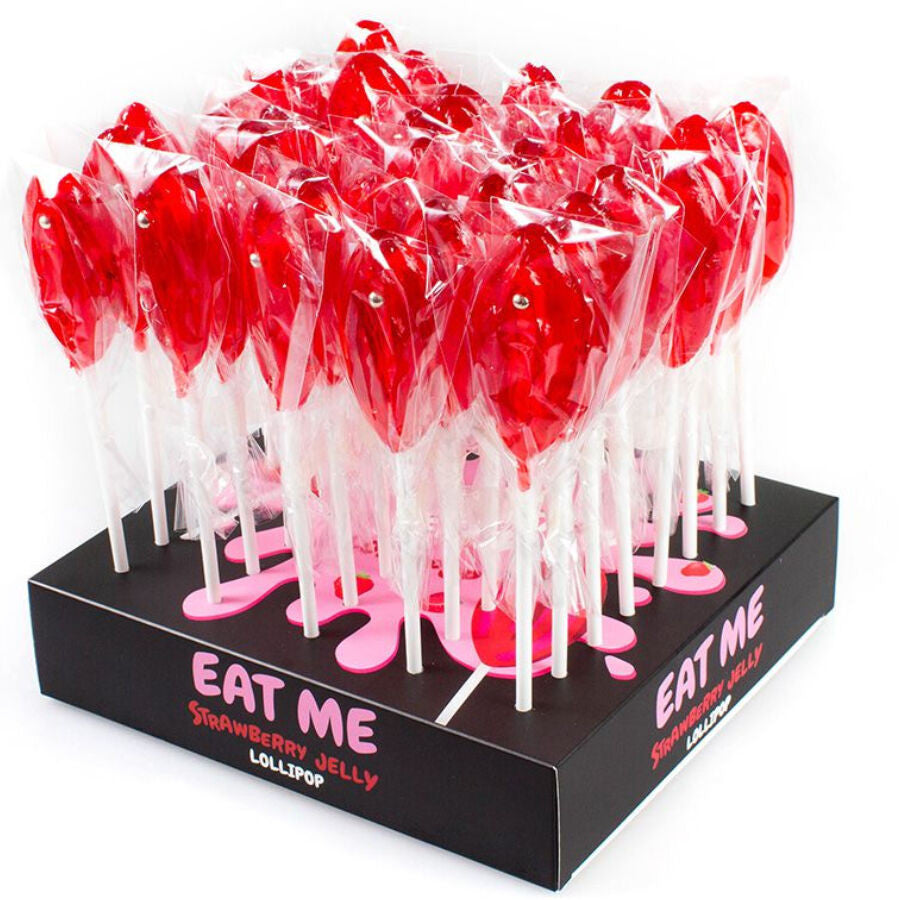 Secretplay – Strawberry-flavored Vagina-shaped Lollipops 40 Pcs