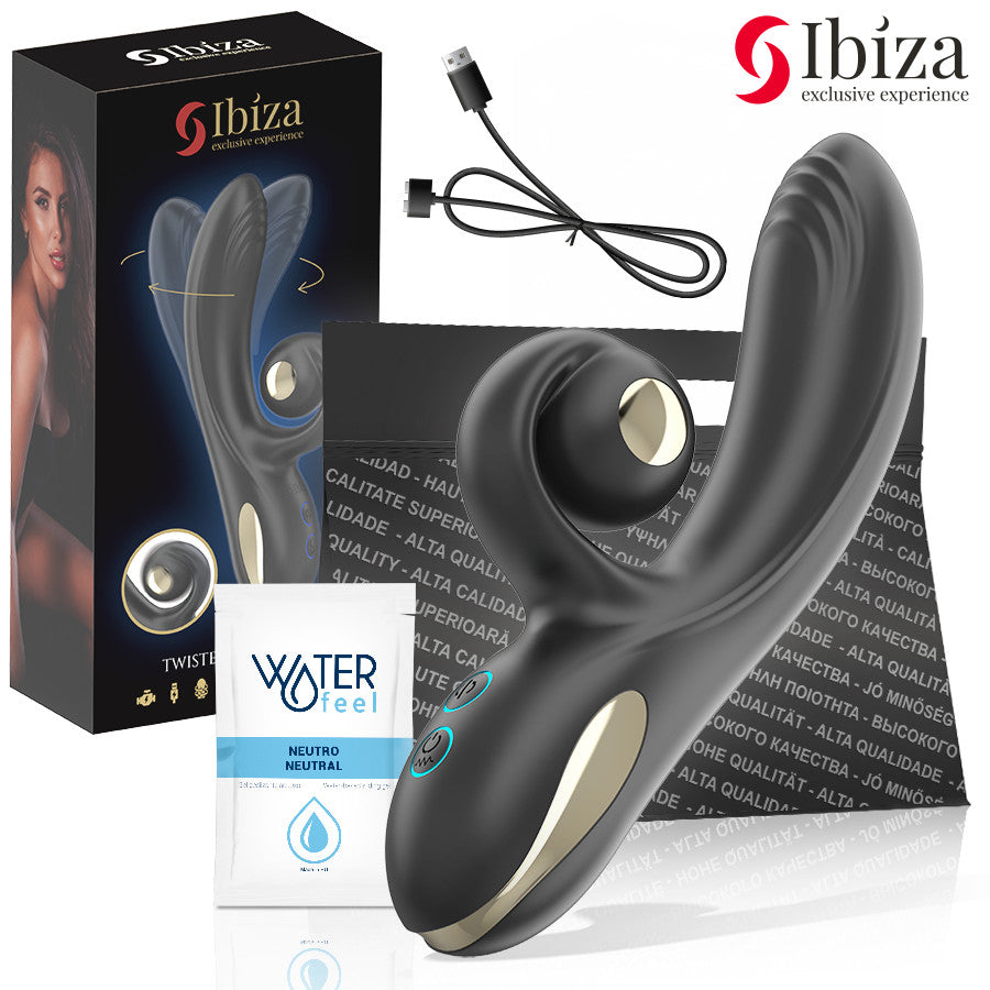 Ibiza Twister – Curved Vibrator With Vibro-rotation