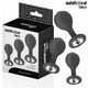 Addicted Toys – 3-piece Beaded Silicone Anal Plug Set