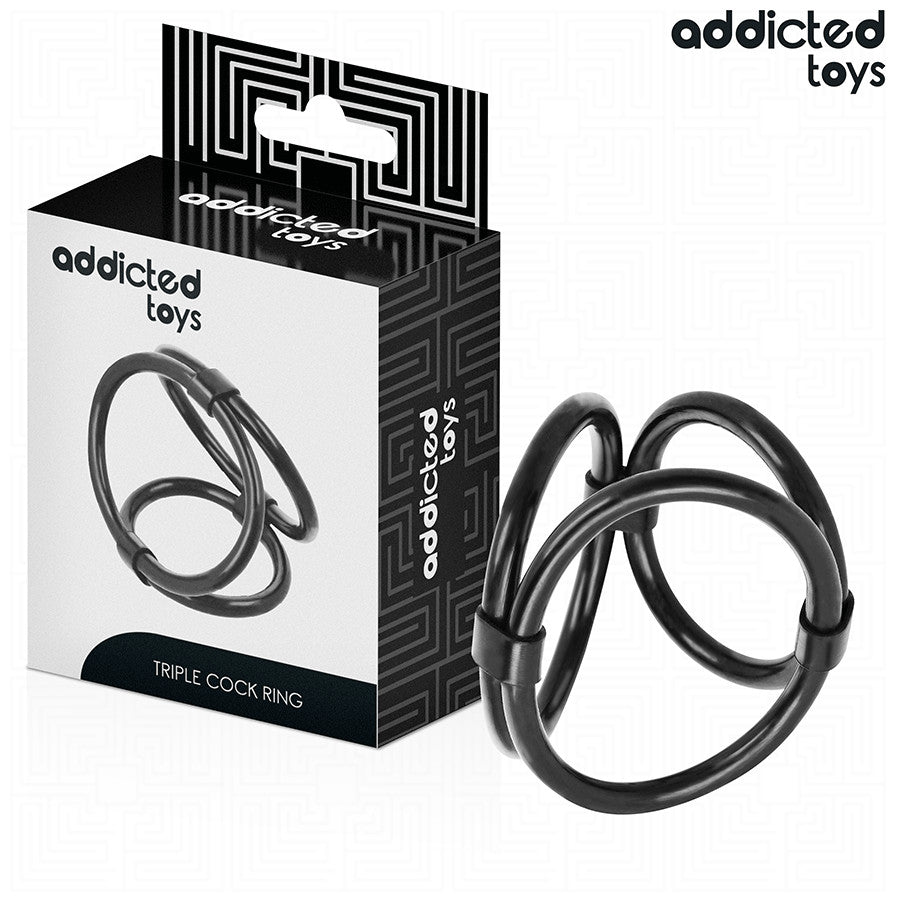 Addicted Toys – Premium Triple Penis Ring