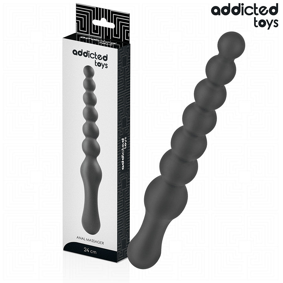 Addicted Toys – Double Anal Vibrator Silicone 24 Cm
