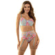 Subblime – Floral Bra And Suspender Set L/xl