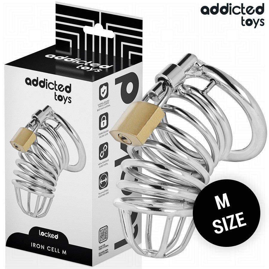 Addicted Toys Locked – Metal Penis Cage Size M
