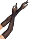 Leg Avenue – Opera Long Herringbone Gloves Black