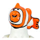 Condomerie - Hand-painted Novelty Condom With Orange Fish Pattern