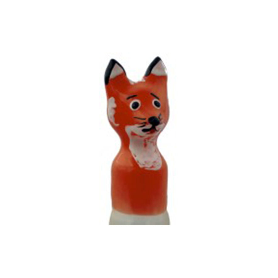 Condomerie - Hand-painted Xl Size Condom Fox Brown