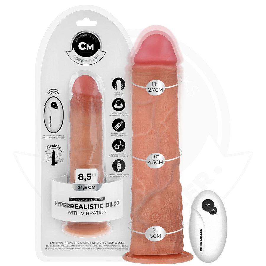 Cock Miller - Realistic Vibrating Dildo With Suction Cup