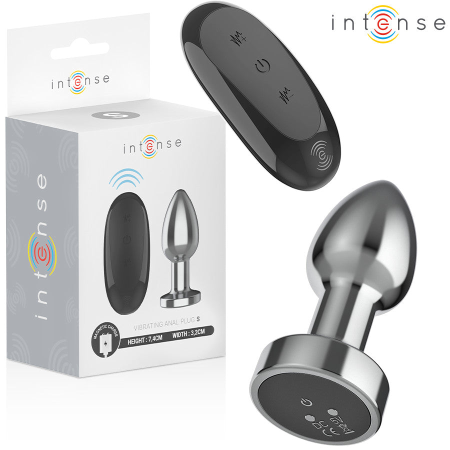 Intense – Metal Anal Vibrator With Remote Control 10 Vibration Modes