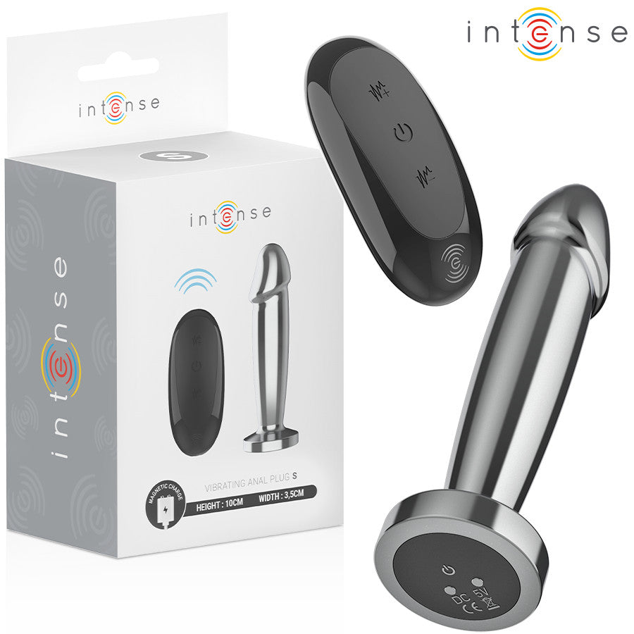 Intense – Vibrating Metal Anal Plug With Remote Control