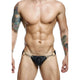 Mob Dngeon – Black Print Jockstrap In One Size