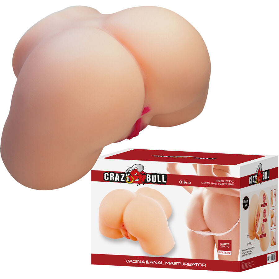 Crazy Bull - Lifelike Female Butt And Vagina Masturbator