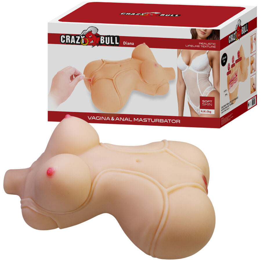 Crazy Bull - Lifelike Female Torso Vagina And Anal Dilator 5 Kg