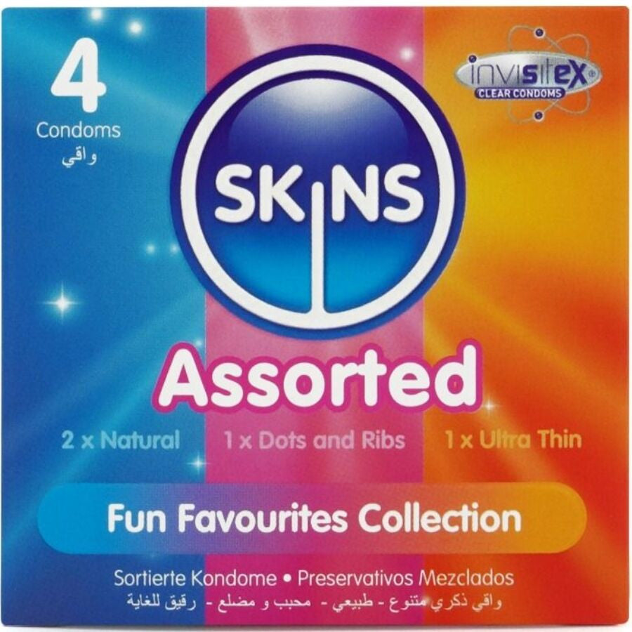 Skins – Premium Condoms Assorted Pack Of 4