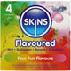 Skins - Premium Flavored Condoms Pack Of 4