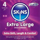 Skins – Extra Large Premium Condoms In A Pack Of 4