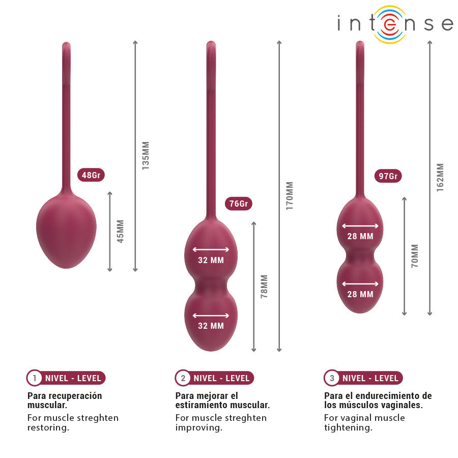 Intense – Charli Kegel Balls Set In Purple