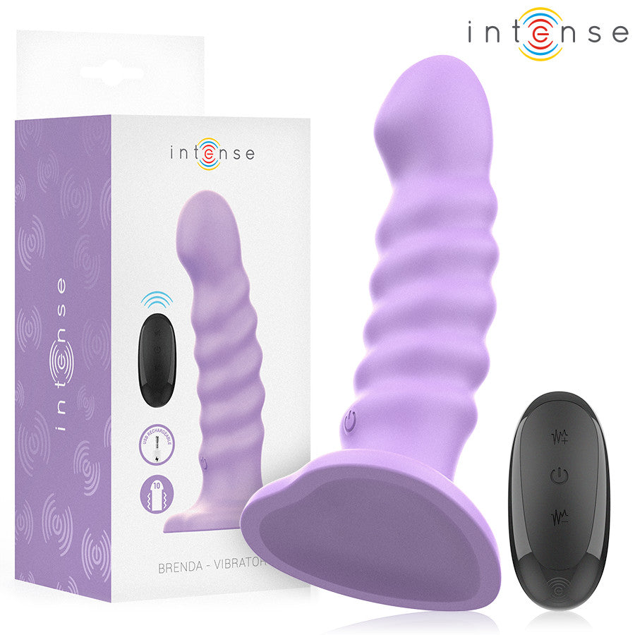 Intense - Brenda Vibrator Size M 10 Vibrations With Remote Control