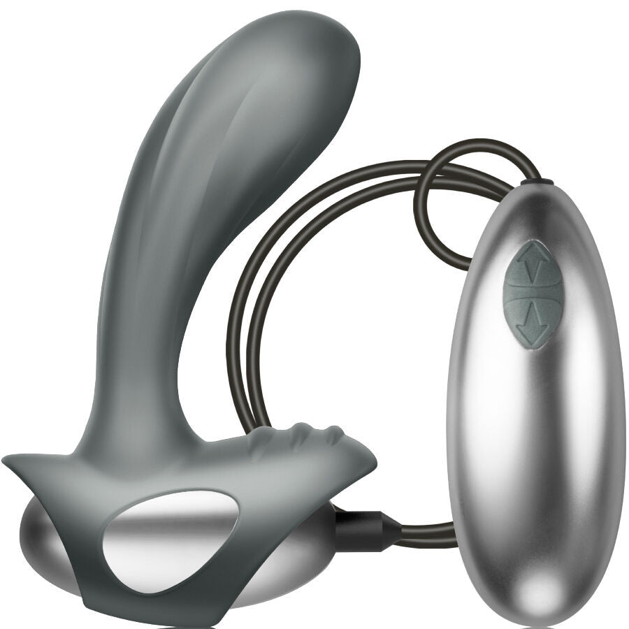 Toulz Prostate Vibrator With Wireless Remote Control 10 Modes Waterproof Silicone