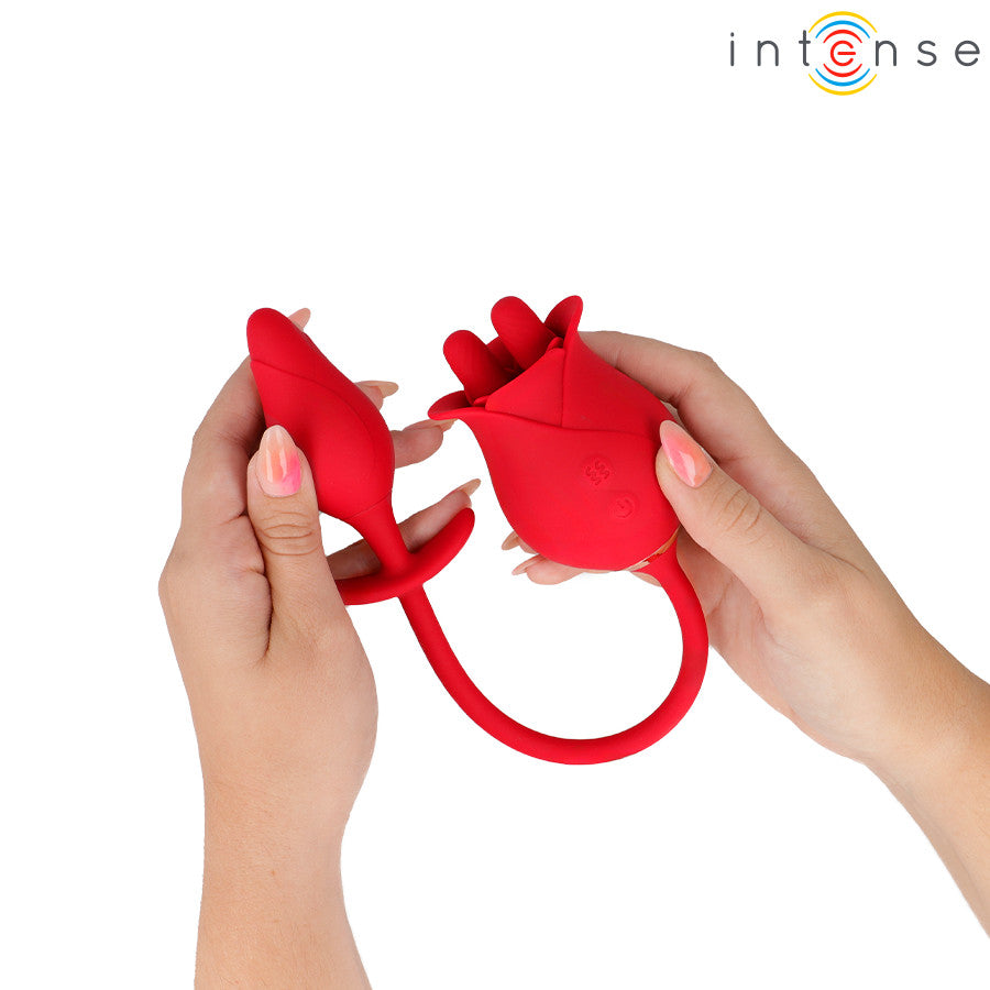 Intense - Melanie Double Clitoral Stimulator With Zig-zag Tongue