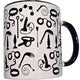 Diablo Picante – Lace Pattern Mug With Black Handle