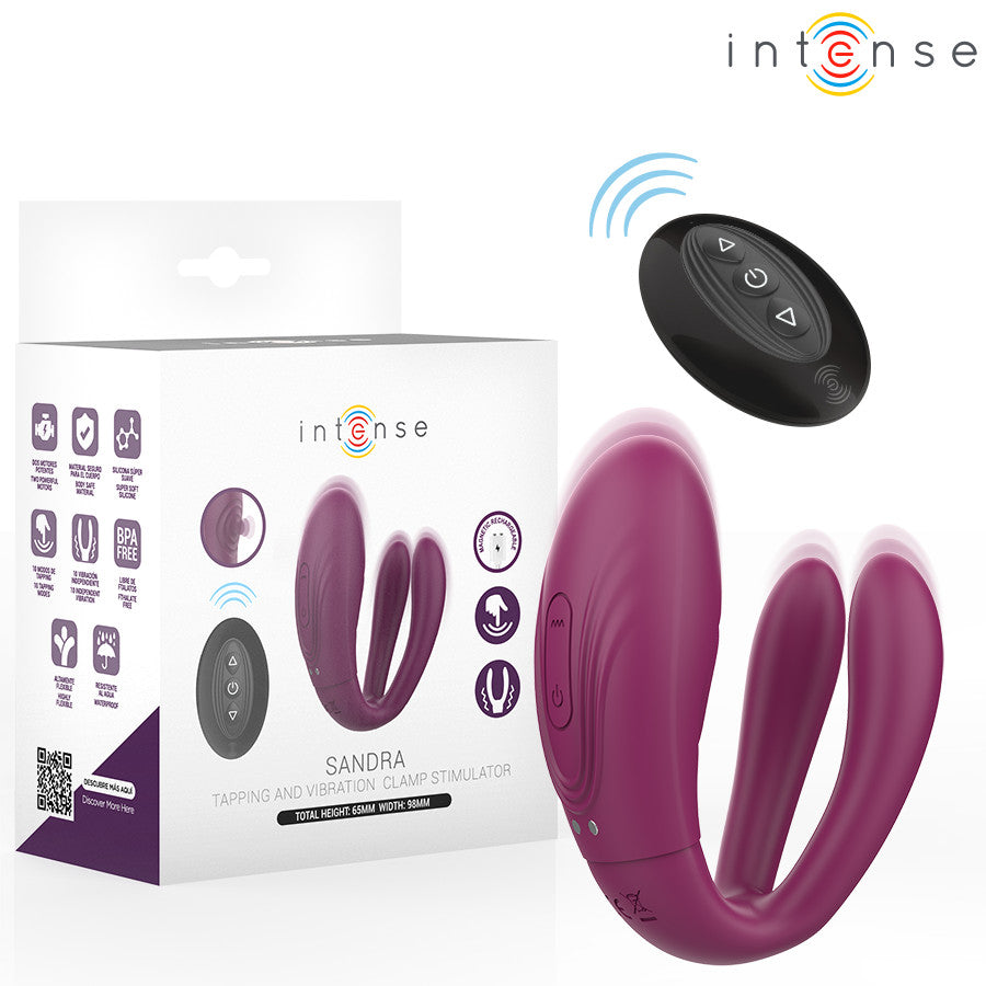 Intense - Sandra Vibrating Touch Clip With Remote Control