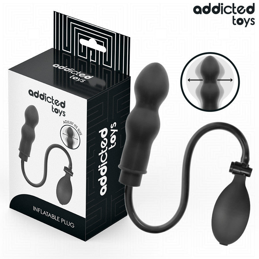 Addicted Toys Anal Plug Inflatable P-spot Stimulator Silicone