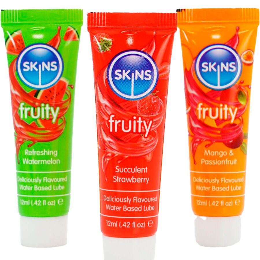 Skins - Fruit Flavored Lubricant Set (melon Strawberry Mango)