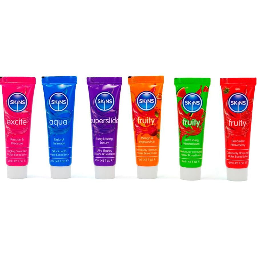 Skins – Vital & Refreshing Lubricant Set 6 X 12 Ml
