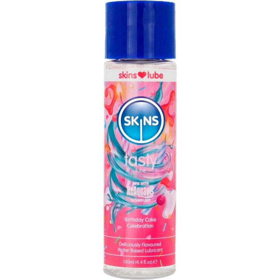 Skins - Delicious Water-based Lubricant Birthday Cake 130 Ml